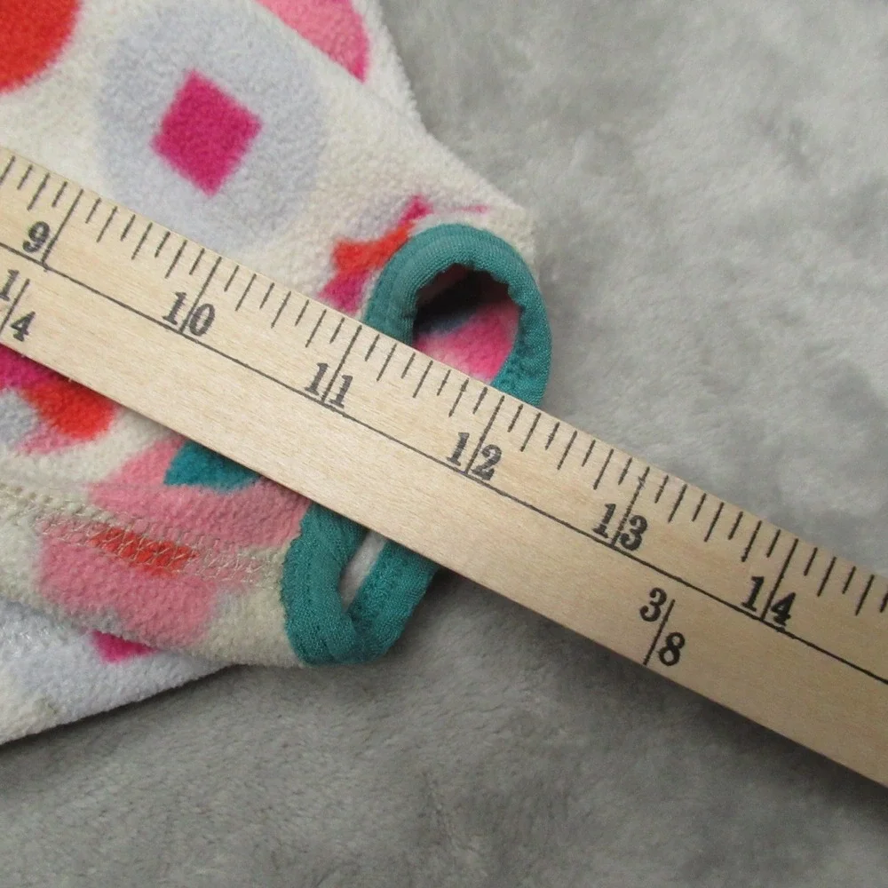 Patagonia Jacket Toddler 3T‎ White Pink Baby Synchilla Fleece Geometric Full Zip